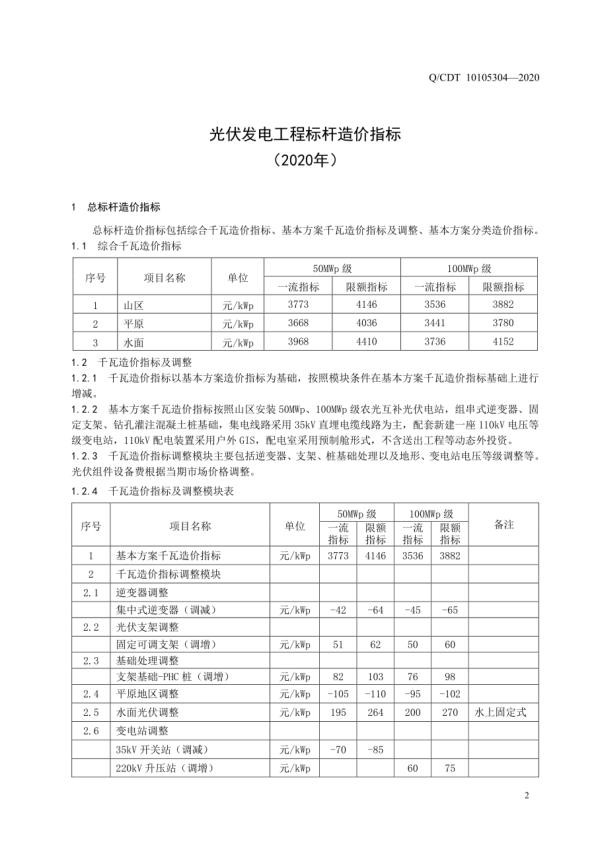 光伏发电工程标杆造价指标（2020年）.jpg