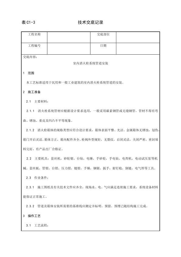 消防设备安装 室内消火栓系统管道安装工艺.jpg